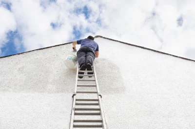 Peinture extérieure à Lauzun — façades et ravalement